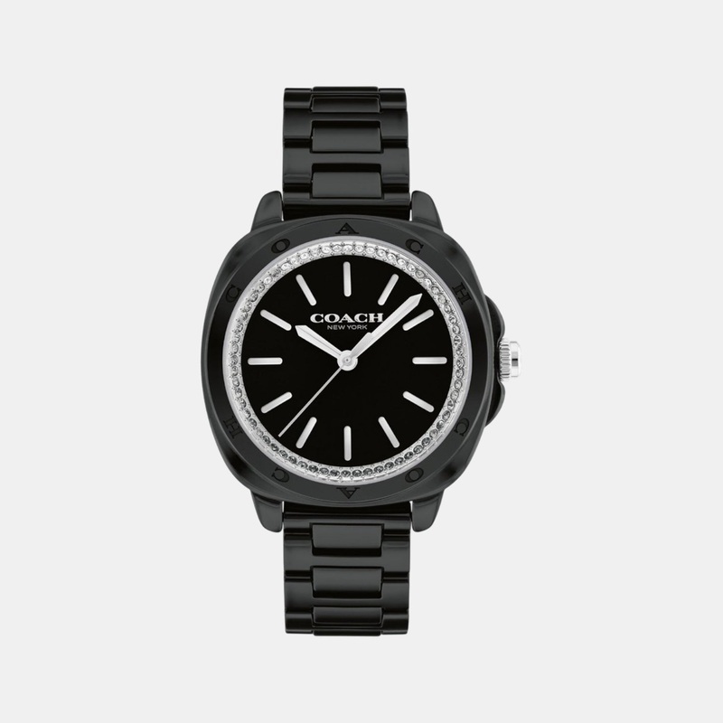 Kitt Women Quartz Black Dial Analog Ceramic Watch 14504406
