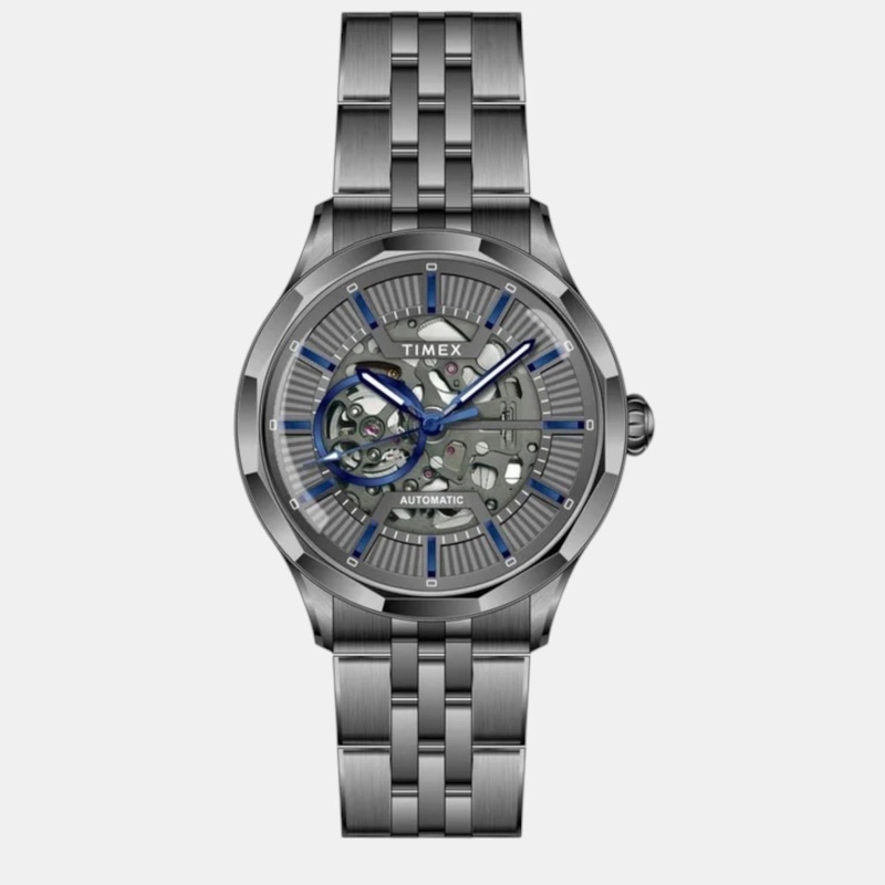 Men Automatic Grey Dial Analog Stainless Steel Watch TWEG27601