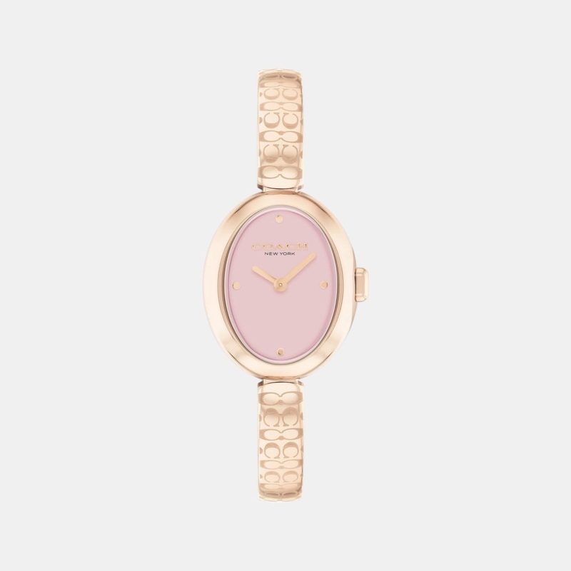 Sammy Women Quartz Pink Dial Analog Stainless Steel Watch 14504486