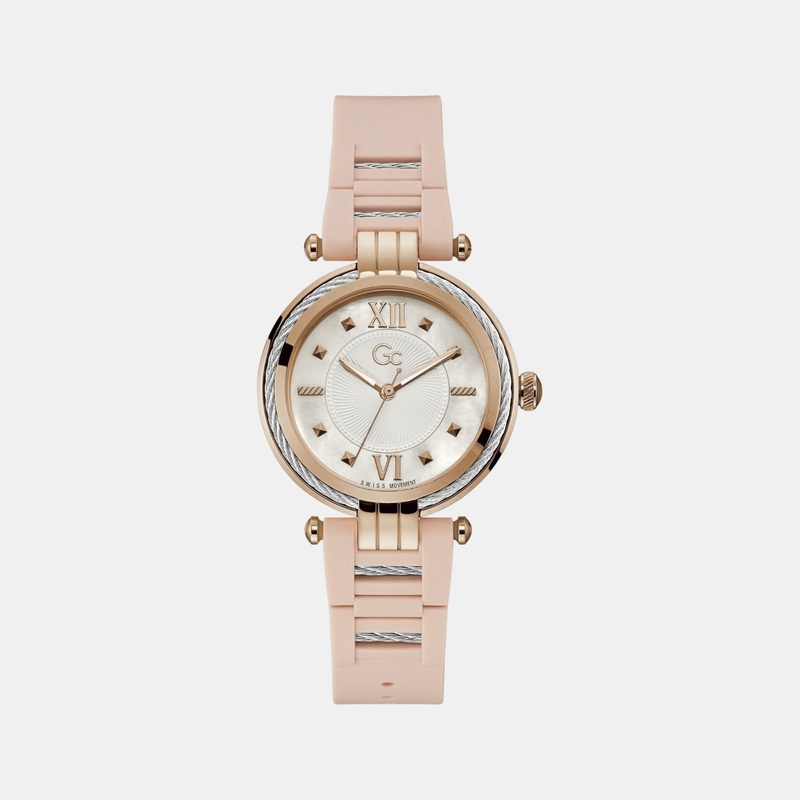 Sportchic Women Quartz White Dial Analog Silicone Watch Y56005L1MF
