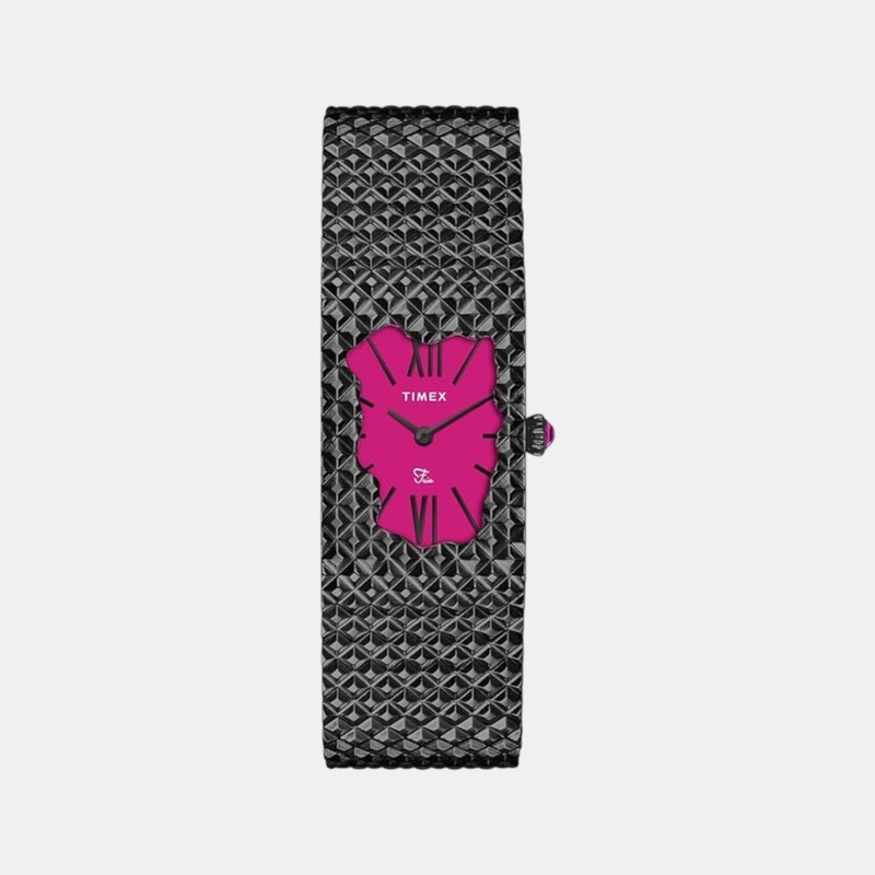 Women Quartz Magenta Dial Analog Stainless Steel Watch TWEL77707