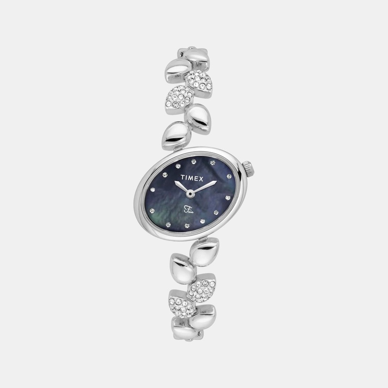 Women Quartz Mother Of Pearl Dial Analog Brass Watch TWEL21300
