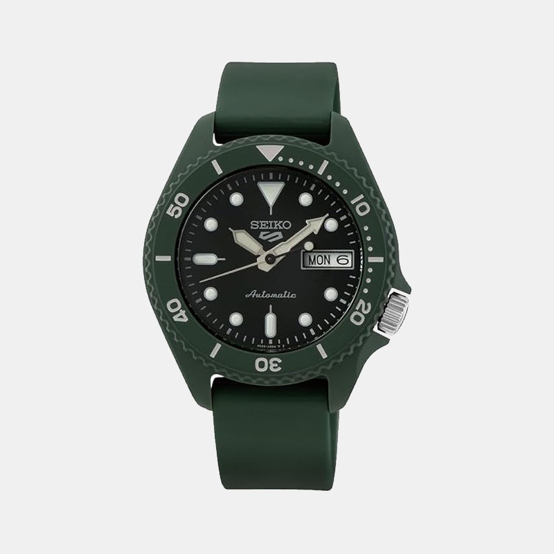 5 Sports Men Automatic Analog Silicone Watch SRPG83K1
