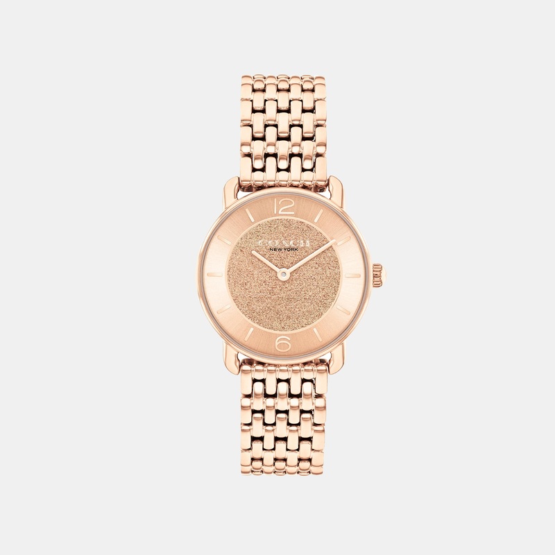 Elliot Women Quartz Rose Gold Dial Bracelet Watch 14504371