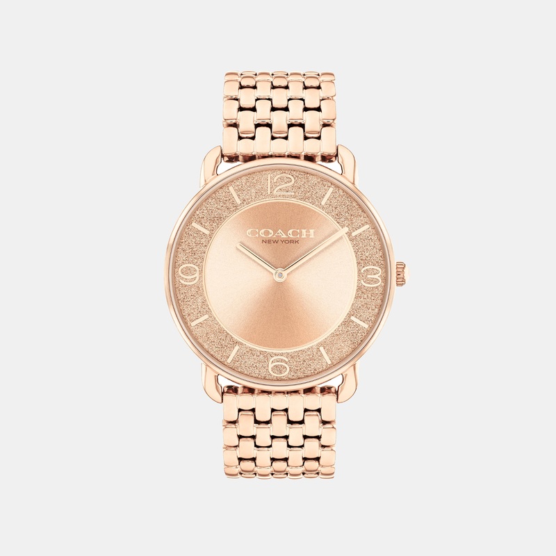 Elliot Women Quartz Rose Gold Dial Stainless Steel Watch 14504375