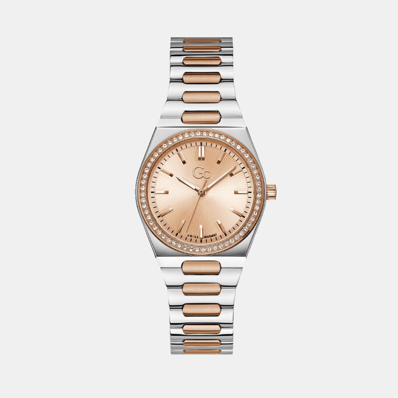 Prodigy Women Quartz Rose Gold Dial Analog Stainless Steel Watch Z38003L3MF