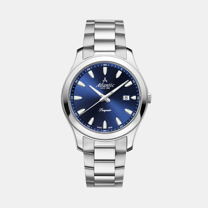 Seapair Men Quartz Blue Dial Analog Stainless Steel Watch 60335.41.59