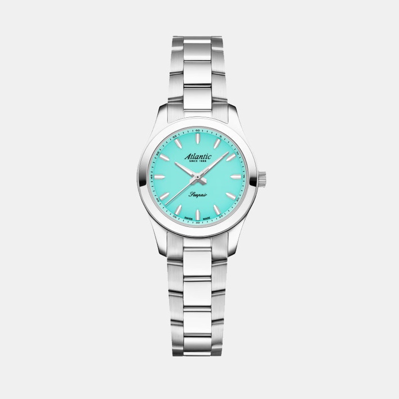 Seapair Women Quartz Turqoise Dial Analog Stainless Steel Watch 20335.41.91TQ