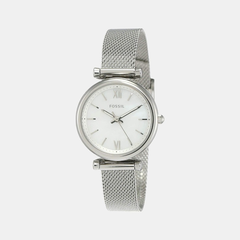 Carlie Women Quartz White Dial Analog Stainless Steel Watch ES4432