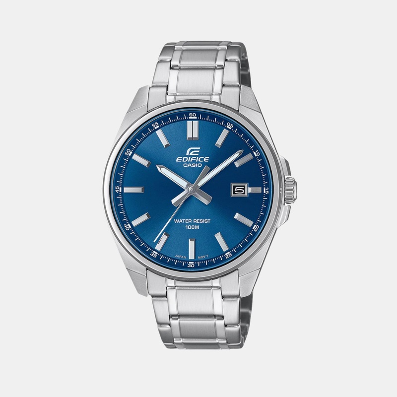 Edifice Men Quartz Blue Dial Analog Stainless Steel Watch EFV-150D-2AVUDF ED619