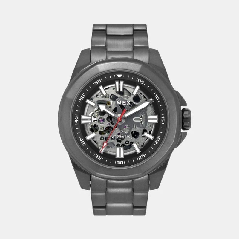 Men Automatic Black Dial Analog Stainless Steel Watch TWEG24103