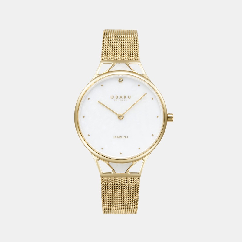 Pergament Women Quartz White Dial Analog Stainless Steel Watch V302LXGWMG