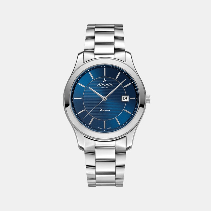 Seapair Men Quartz Blue Dial Analog Stainless Steel Watch 60335.41.51