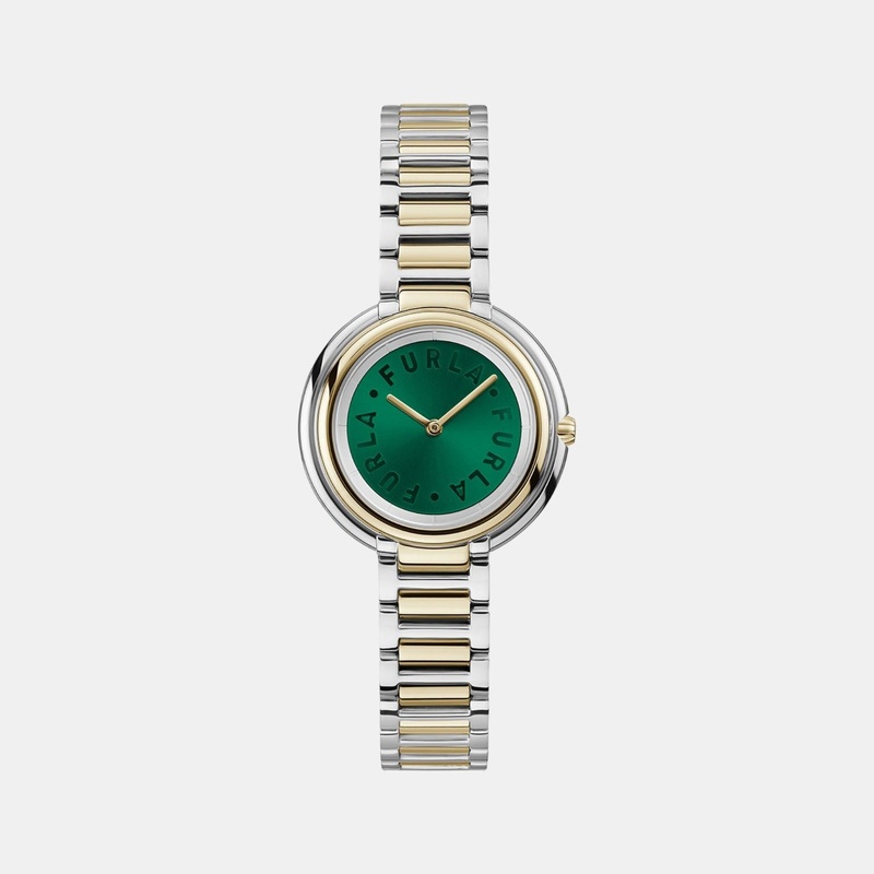 Women Green Analog Stainless Steel Watch WW00032001L4