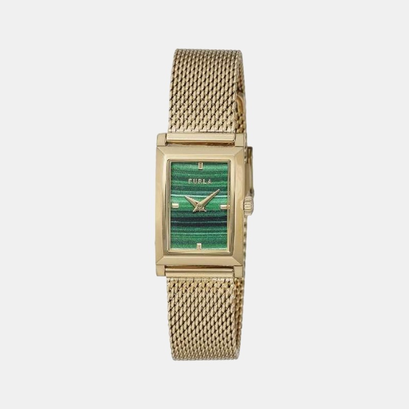Women Green Analog Stainless Steel Watch WW00034003L2