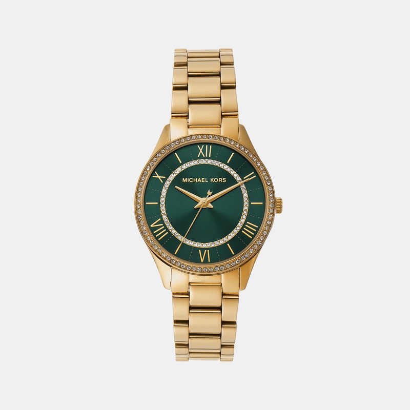 Women's Green Analog Stainless Steel Watch MK4737