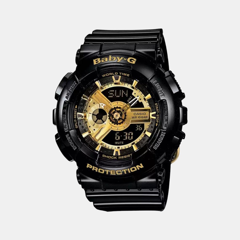 Baby-G Women's Analog-Digital Resin Watch BX015 - BA-110-1ADR