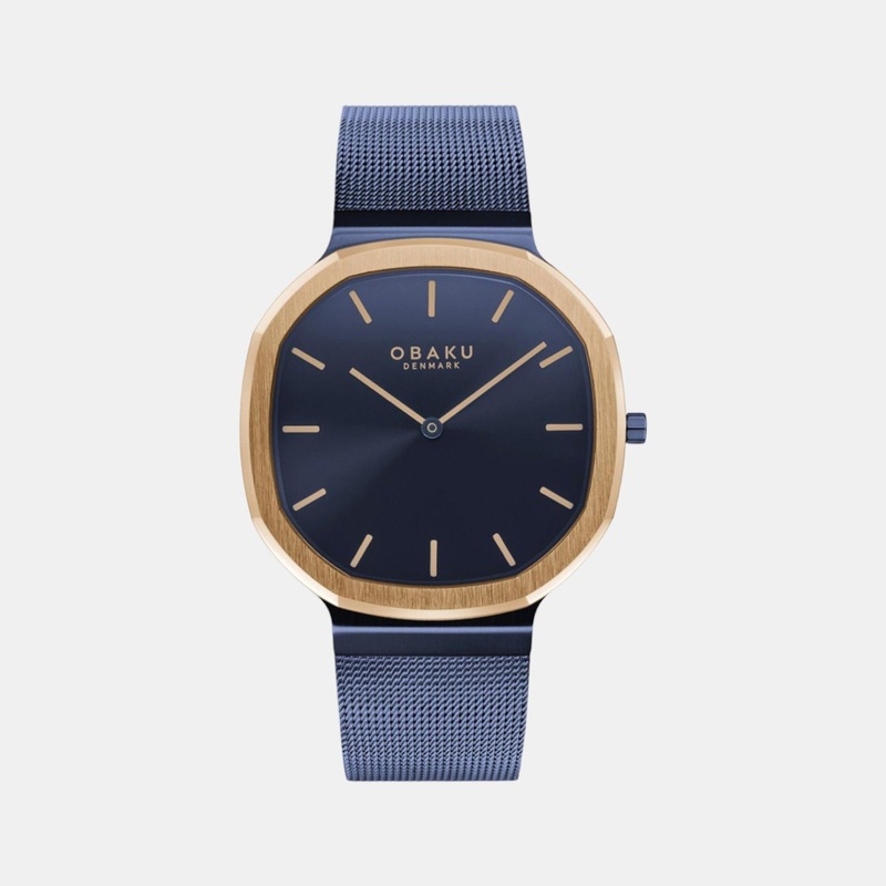 Men's Blue Analog Stainless Steel Watch V253GXSLML