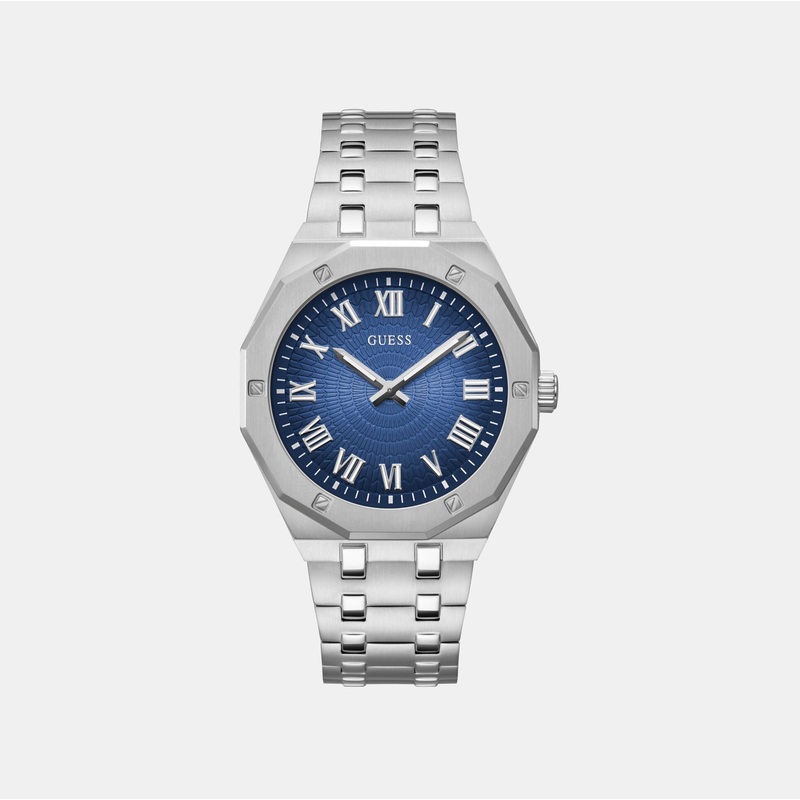Men's Blue Dial Analog Stainless Steel Watch GW0575G4