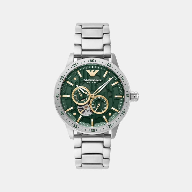 Men's Green Stainless Steel Automatic Chronograph Watch AR60053
