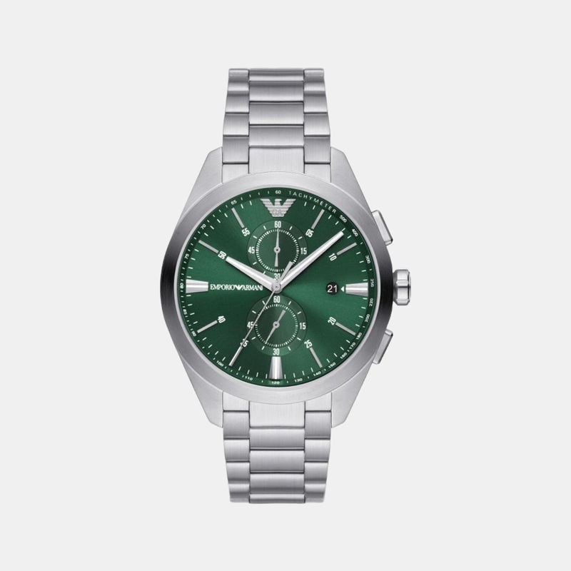 Men's Green Stainless Steel Chronograph Watch AR11480