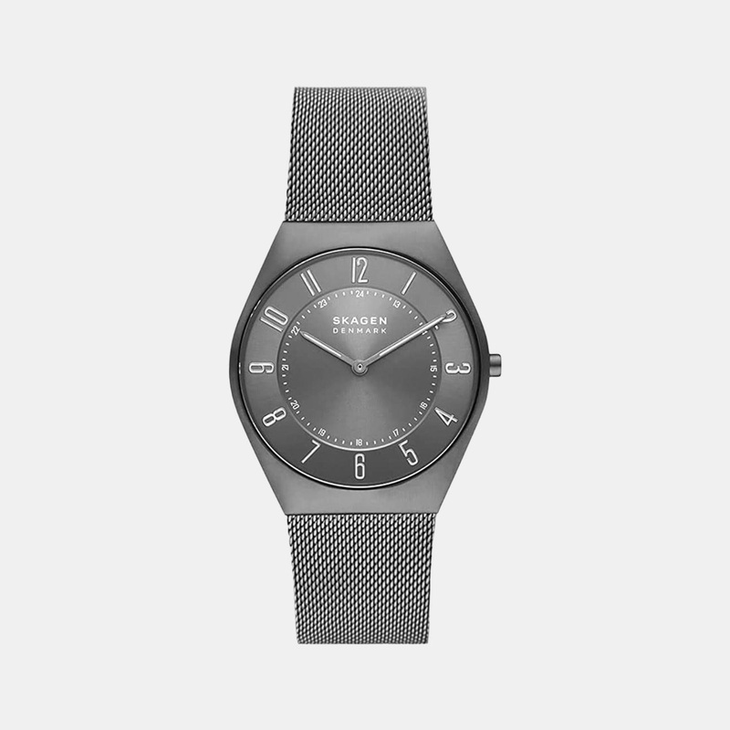 Men's Grey Analog Stainless Steel Watch SKW6824