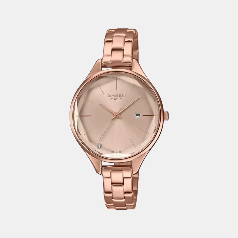 Sheen Women's Analog Stainless Steel Watch SH252 - SHE-4062PG-4AUDF