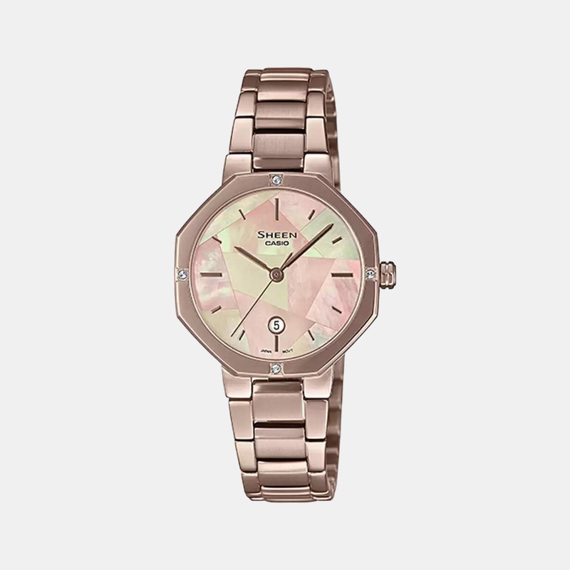 Sheen Women's Analog Stainless Steel Watch SH258 - SHE-4543CG-4AUDF