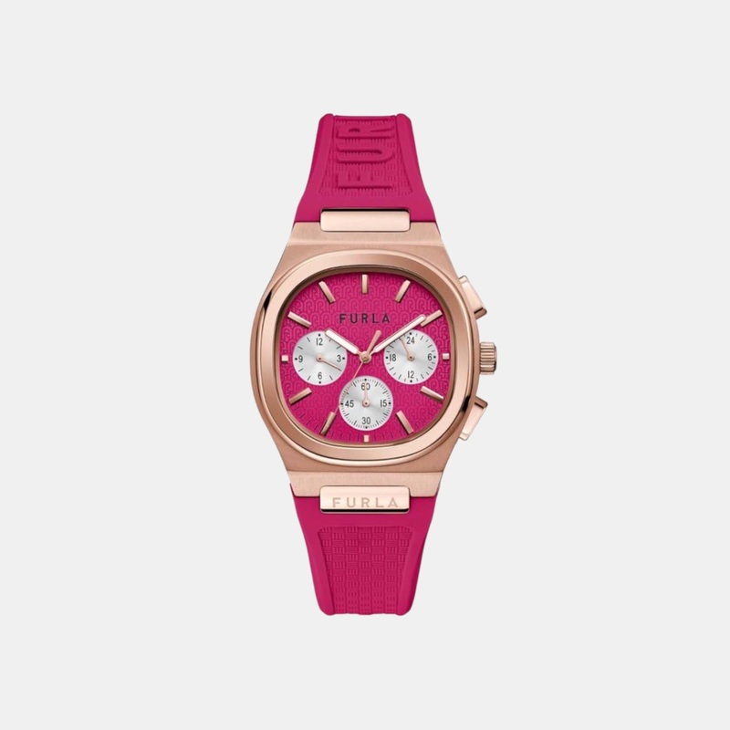Women Silicone Chronograph Watch WW00036008L3