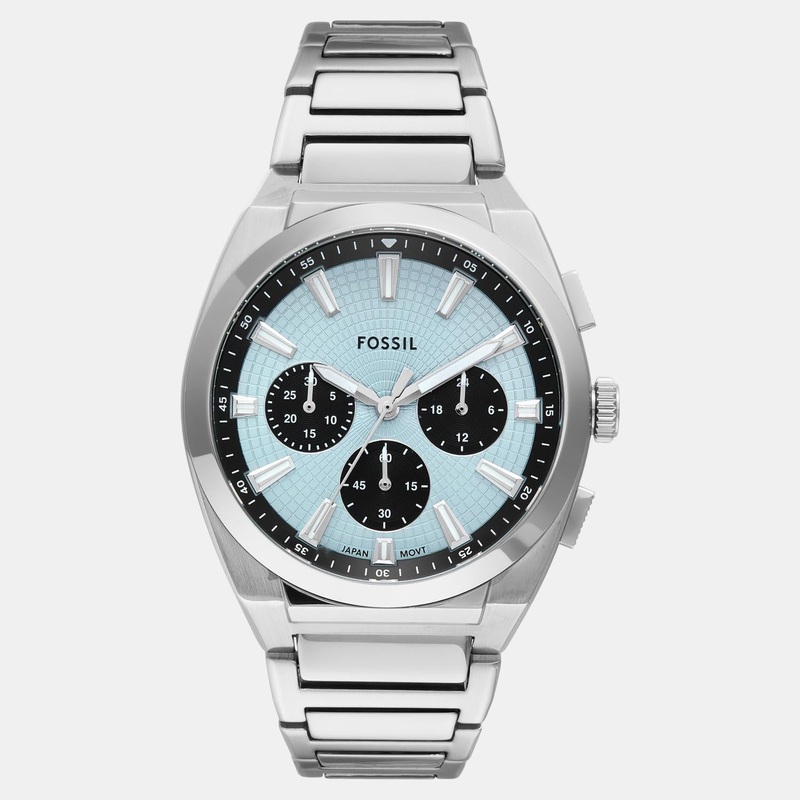Everett Men Quartz Blue Dial Chronograph Stainless Steel Watch FS6105