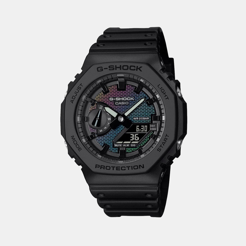 G-Shock Men Quartz Multi-Color Dial Analog-Digital Resin Watch GA-2100RW-1ADR G1596
