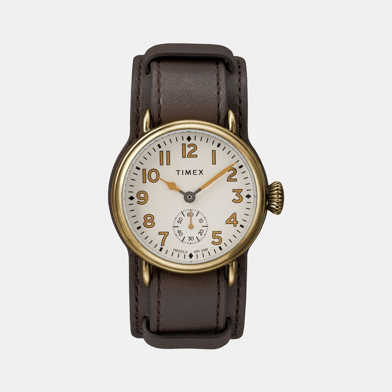 Marlin Men Cream Analog Stainless Steel Watch TW2R87900UJ
