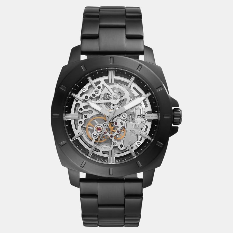 Men Automatic Clear Dial Analog Stainless Steel Watch BQ2426