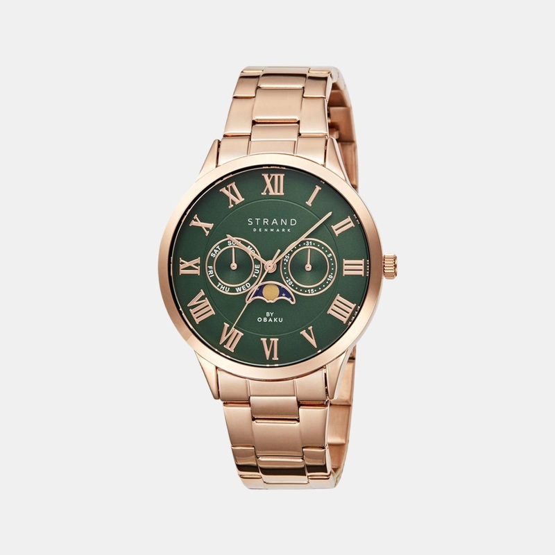 Men Green Analog Stainless Steel Watch S728GMVESV
