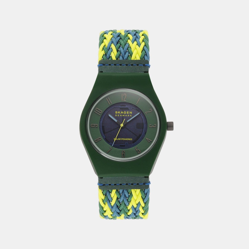 Men's Green Analog Plastic Watch SKW6881