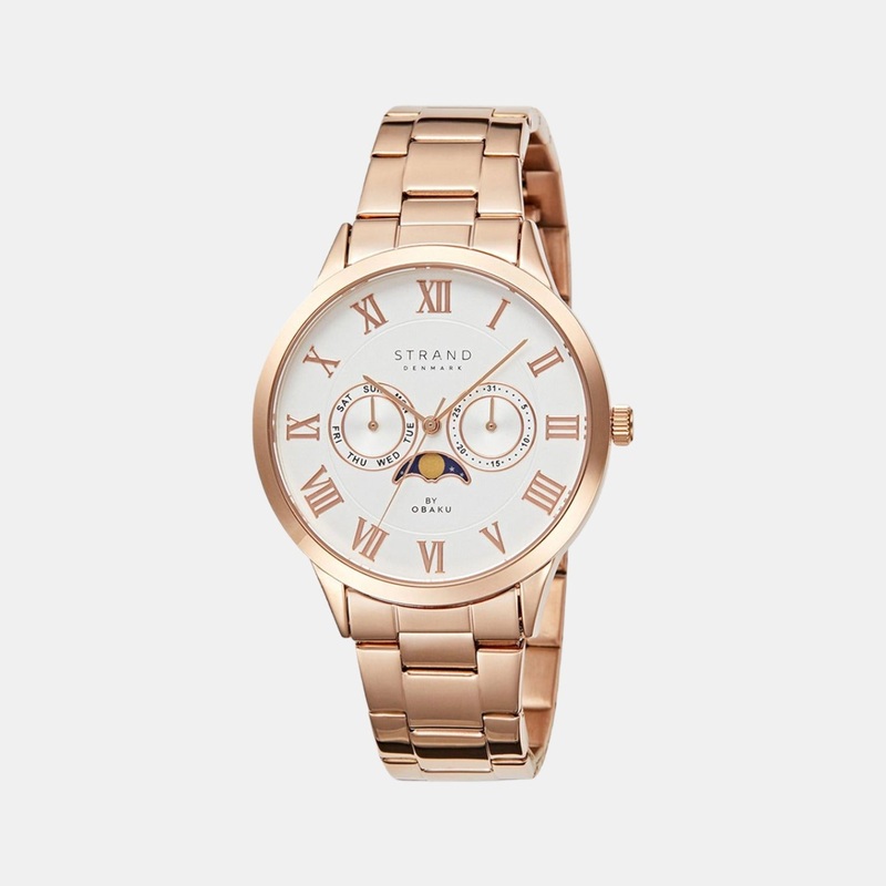 Men White Analog Stainless Steel Watch S728GMVISV