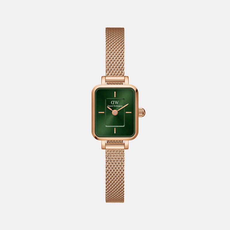 Micro Women's Green Analog Stainless Steel Watch DW00100648K