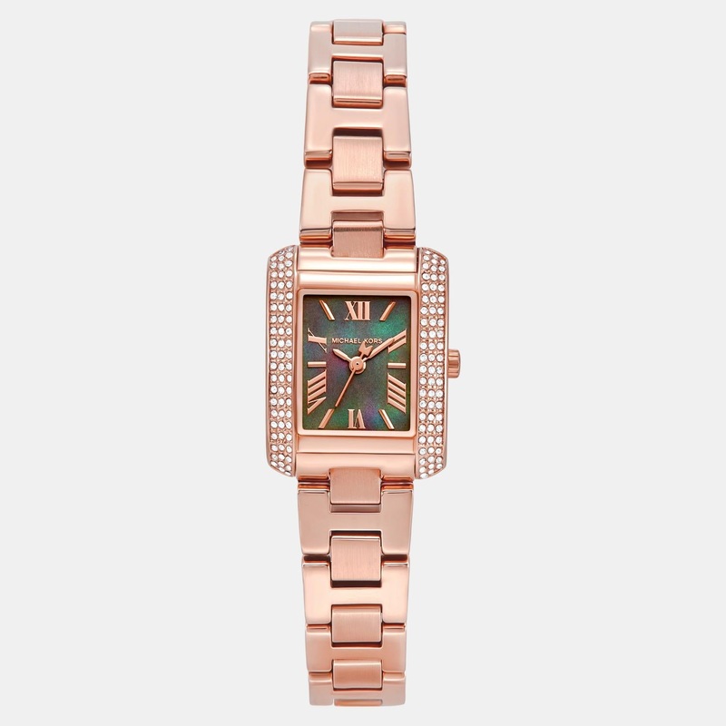 Women Quartz Multi-Colour Dial Analog Stainless Steel Watch MK4868