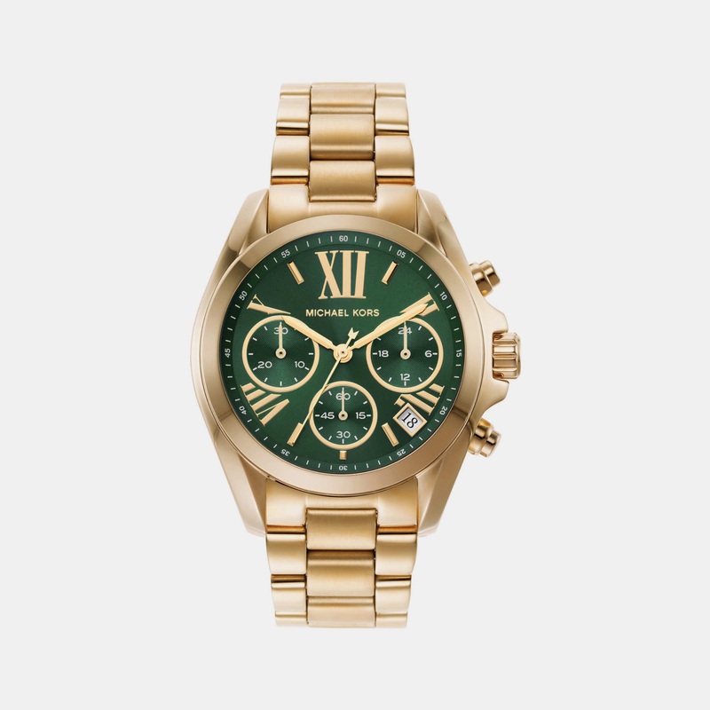 Women's Green Chronograph Stainless Steel Watch MK7257