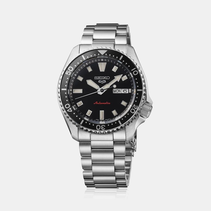 5 Sports SKX Redux in Kuro Men Automatic Black Dial Analog Stainless Steel Watch SRPL85K1