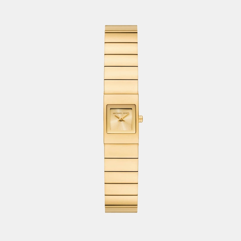 Darrington Women Analog Gold Dial Stainless Steel Watch MK4885