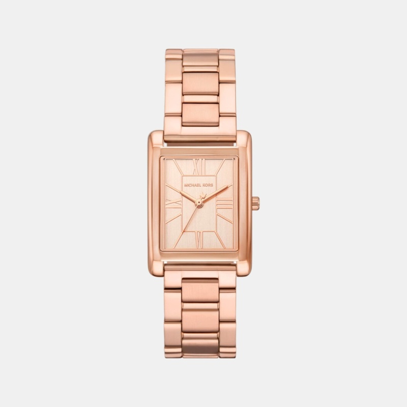 Essex Women Analog Rose Gold Dial Stainless Steel Watch MK4905