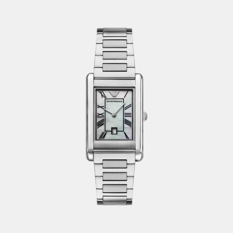 Men's Analog Mother of Pearl Dial Stainless Steel Watch AR11664