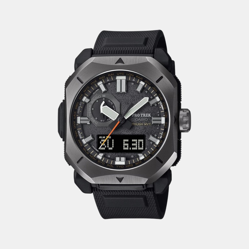Protrek Men Quartz Black Dial Analog Resin Watch PRW-6900Y-1PR SL128