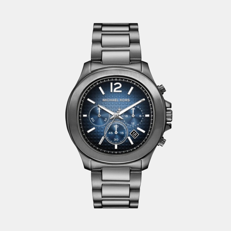 Sage Men's Chronograph Blue Dial Stainless Steel Watch MK9213