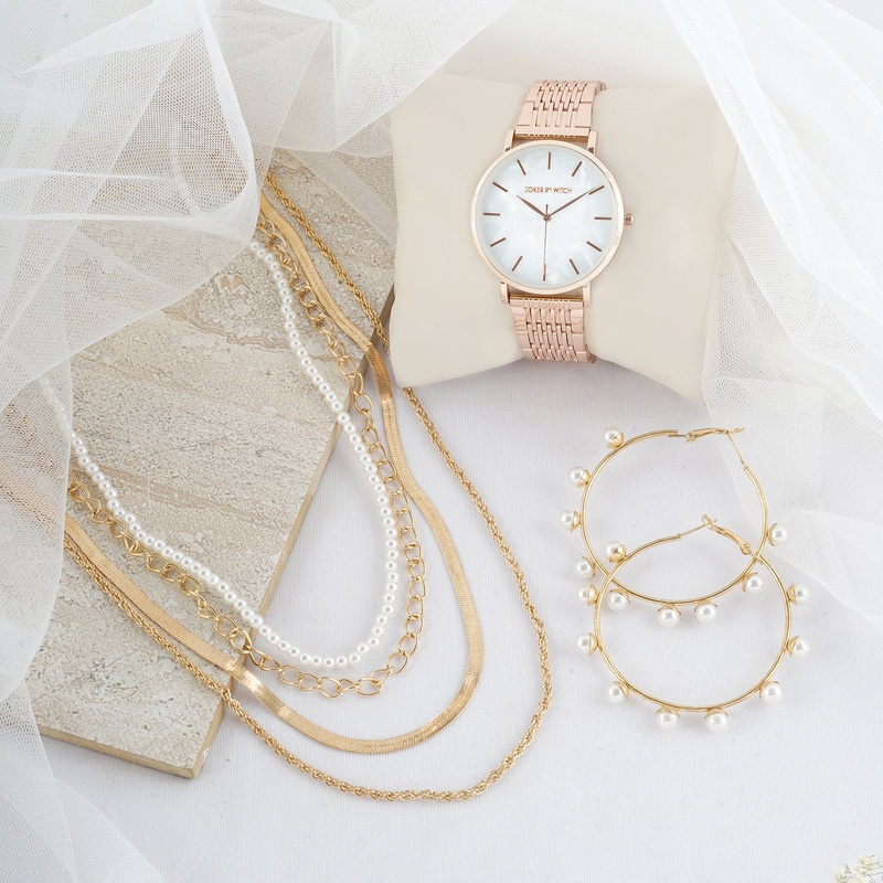 Serene Rose Gold Love Stack