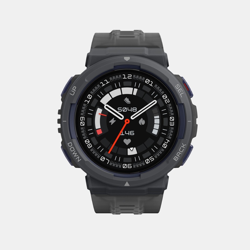 Smart Unisex Midnight Pulse Dial LCD Silicone Watch AMAZFIT ACTIVE EDGE MIDNIGHT PULSE