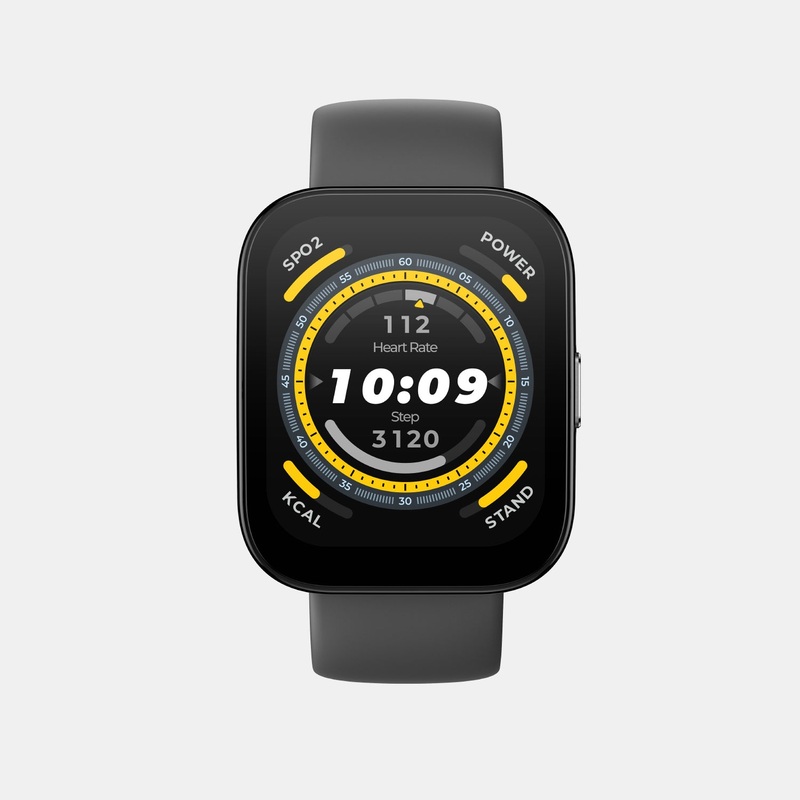Smart Unisex Soft Black Dial LCD Silicone Watch BIP 5 SOFT BLACK