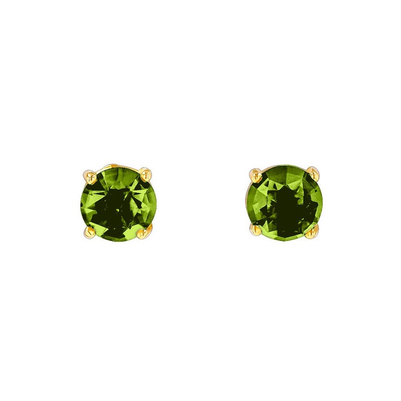 Amalfi Green Envy Topaz Round Studs