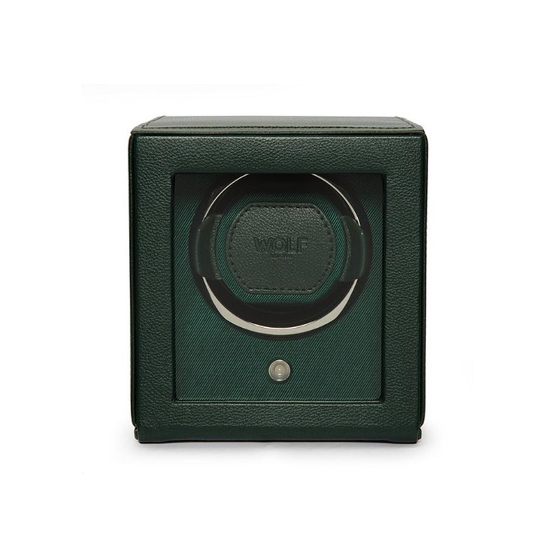 Cub Single Watch Winder With Green Cover